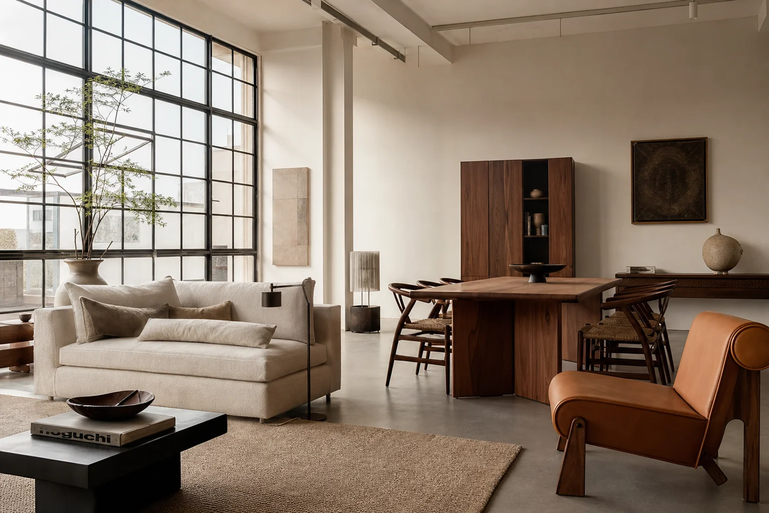 Pedersen + Lennard contemporary South African designer furniture in a minimalist gallery interior