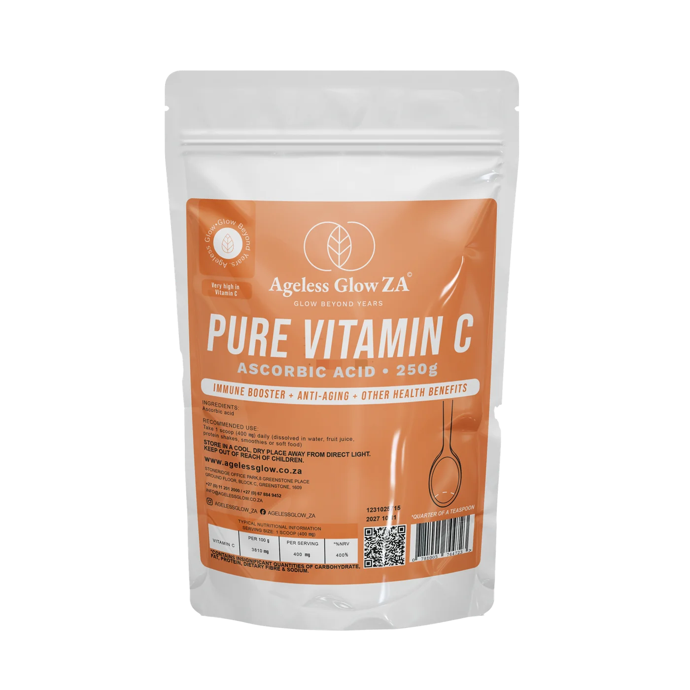 Ageless Glow product packaging 1