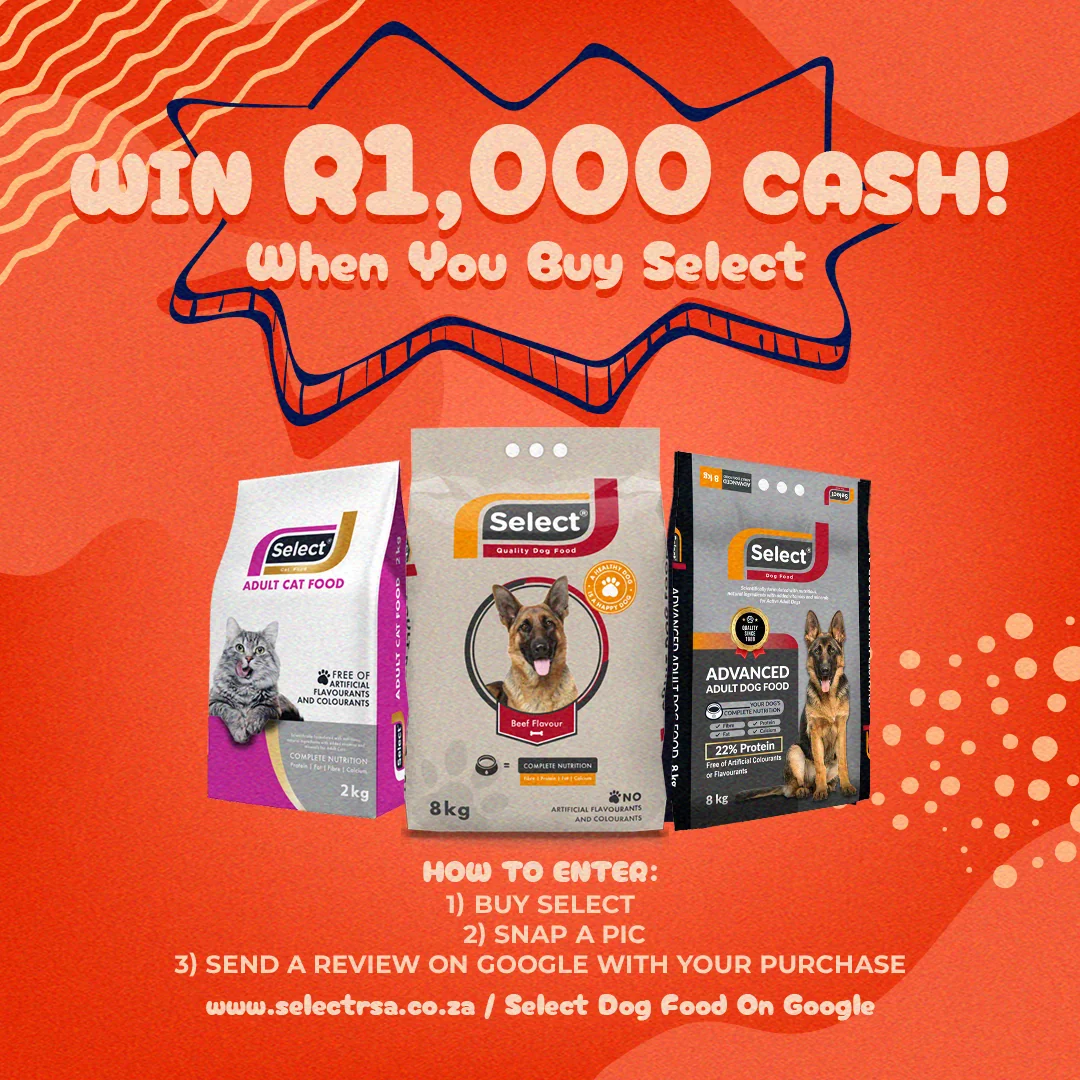 Select Dog Food promotional visual